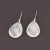 Legitta Natural Stone Earrings Pear Waterdrop Shape Jade Earrings Gift