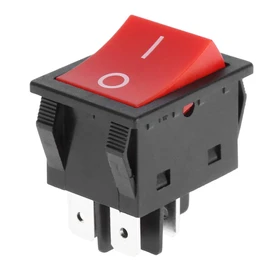 Máquina de Soldadura Soldadora 30A, Interruptor Basculante de Encendido Y Apagado de 4 Pines, Interruptor de Soldador Eléctrico Tipo Barco con Luz Roja(1PCS)