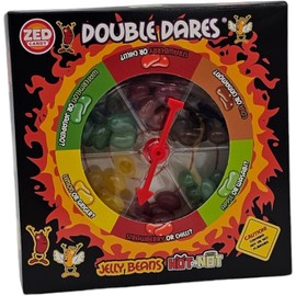 Candy Lane Double Dares Hot or Not Jelly Bean Spinner Game, Weird and Wonderful Flavours, Novelty Sweet Gift Box, 100g
