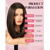 WOKESTAR Bob Wigs for Women Middle Part Bob Style Heat