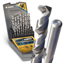 19 x Base Force Metal Drill Bit Set 19 Pieces 1_10 mm