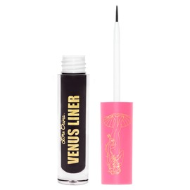 Lime Crime Venus Pigmented Liquid Eyeliner with Precision Brush, Dahlia (True Black) - Ultra Matte Water-Based Formula is Long-Lasting, Smudge-Proof & Quickly Dries - Vegan & Cruelty-Free