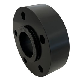 Black Aluminum Rear Sprocket Pulley Spacers 2000-Up Harley, 1/4 Inch