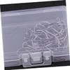 OHPHCALL Versatile Fishing Hooks Set 50pcs Long Shank Hooks Extractor