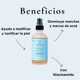 Tónico facial con niacinamida - TEIA cosméticos