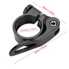 VGEBY1 Bike Seatpost Clamp, Aluminum Alloy Bicycle Quick Release Seat