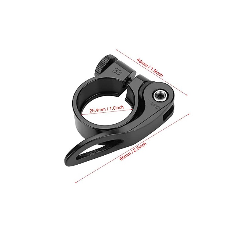 VGEBY1 Bike Seatpost Clamp, Aluminum Alloy Bicycle Quick Release Seat