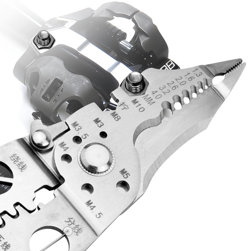 Multifunctional Wire Stripper - Professional Stainless Steel Cable Stripper Crimper