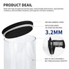 ZOMUIA Glass Coffee Containers Airtight Coffee Bean Storage Jars with