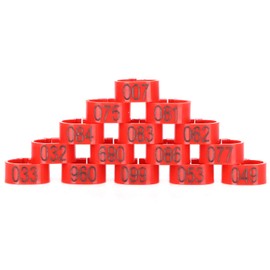 Pigeon rings, 100 pieces, pigeon foot rings, bird bands, plastic poultry rings, pigeon legs, poultry foot rings, pigeon feet, pigeon foot ring, small marking bird