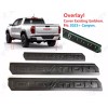 GMC OVERLAY 3PCS Matte Black Door Rear Elevation Emblem Badge