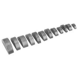 Wisoqu 135 Pcs Woodruff Key Assortment Kit, 7-32mm Dia Half Moon Gear Different Sizes Shaft Drive Flywheel Key Pulley Crank Fasteners Mechanical Industry