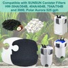beaufan 16-Set Aquarium Filter Replacement Media Compatible with SUNSUN Canister