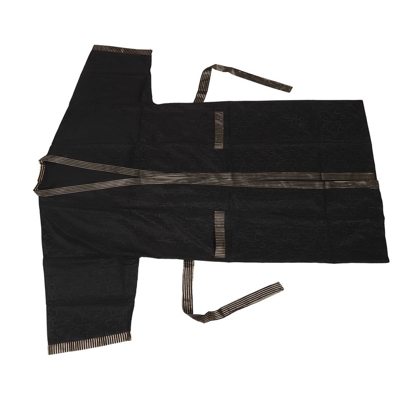 Haircut Gown with Pocket Short Sleeve Professional Belt Grooming Work