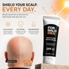 Scalp Sunscreen SPF 30, Mattifying Gel for Bald Men, Fragrance