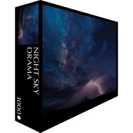 Night Sky Drama - 1000 Piece Jigsaw Puzzle by Pigment & Hue, Inc.