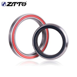 ZTTO Bike Headset, MTB 44mm ZS44 EC44 CNC 1 1/8"-1 1/2" Straight Tube Frame to Tapered Tube Fork 1.5 Adapter Headset (Black)