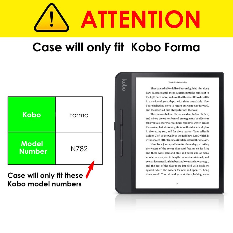 FOREFRONT CASES Case for Kobo Forma - Magnetic Protective Case