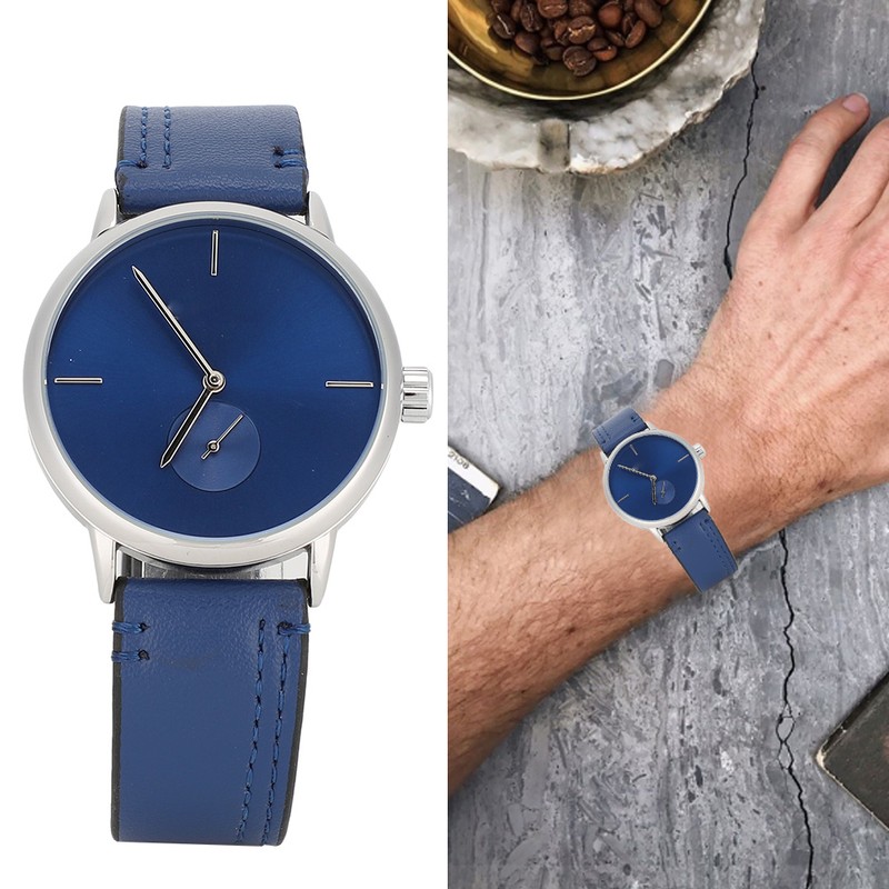 T Winner PU Leather Strap Waterproof Mechanical Men Watch Wrist