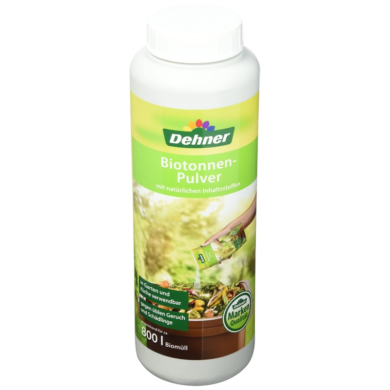 Dehner Biotonnen-Pulver, Maden,Fliegen, 600 g, für ca. 800 l