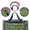 NGIL Canvas 20" inch Duffle Bag (Tropical Flamingo-Navy)