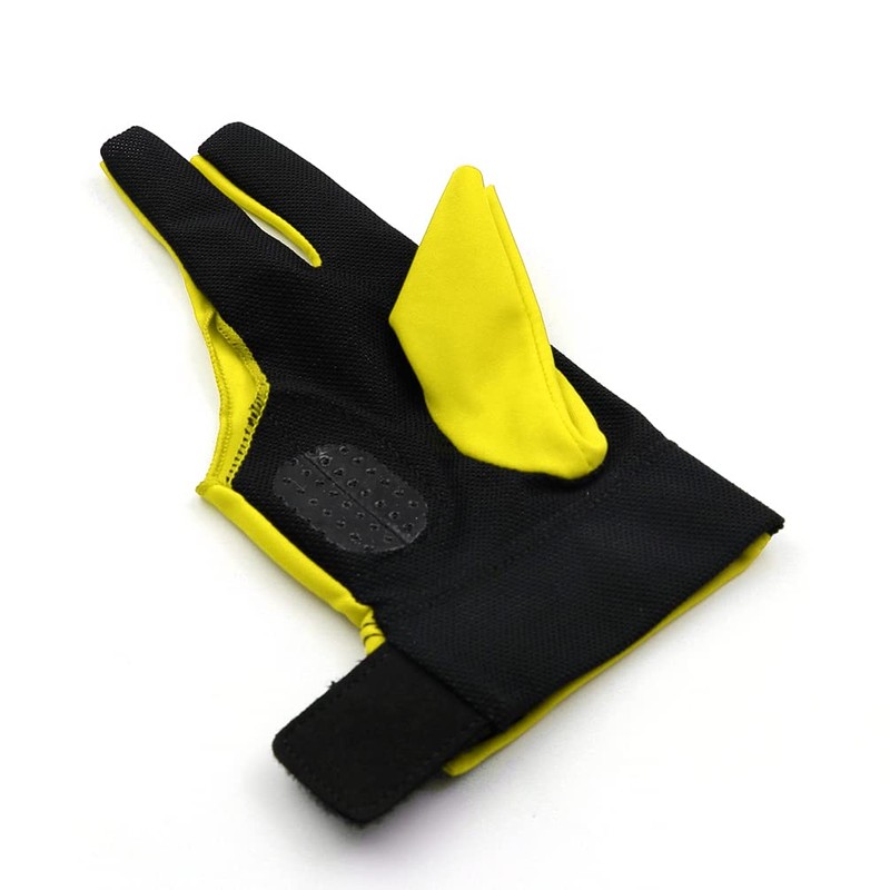 Black Scorpion CUESOUL Right Hand Billiard Gloves 3 Finger Cutting