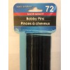 Basic Solutions Salon Quality Black Bobby Pins, 72-ct. Pack NEW