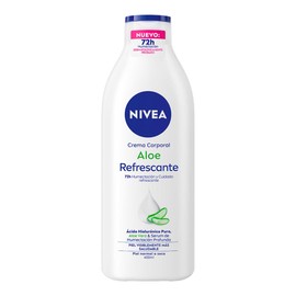 NIVEA Crema Corporal Humectante Aloe Vera Refrescante (400 ml) - 72 horas de Humectación y Suavidad Profunda con extracto de Aloe Vera - Ideal para Pi