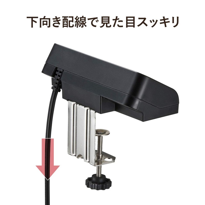 Sanwa Supply Clamp-Type USB Charger (USB A x 4 Ports)