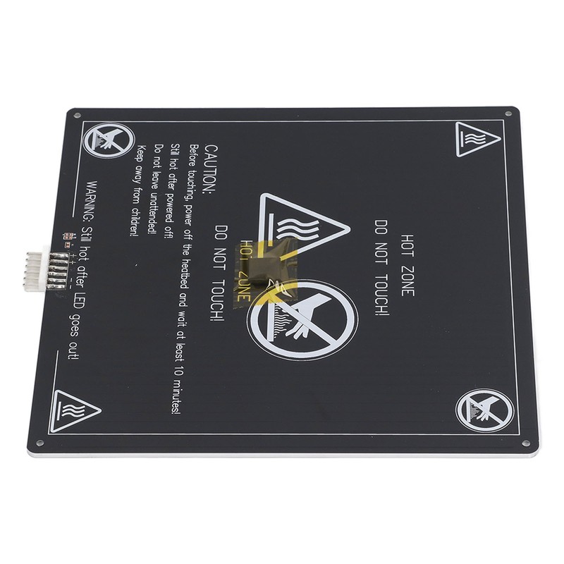 12V 1.2Ω 3D Printer Aluminum Plate with Hotbed Cable Heated