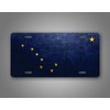 SignsAndTagsOnline Alaska Weathered Metal Flag License Plate Antique AK State