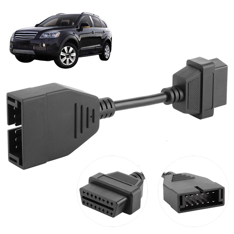 Leapiture Professional 12Pin Male To OBD1 OBD2 16Pin Female Adapter