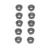 10PCS Black Coating Carbide Inserts Round CNC Turning Milling Inserts
