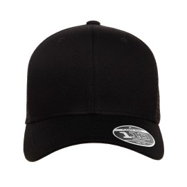 Flexfit Adult 110 Mesh Cap - 110M - Black, OS
