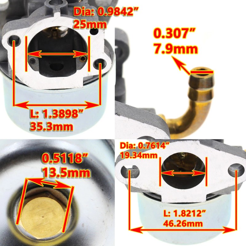 Carburetor Carb for 205cc BS 900 Series 4-Cycle OHV Engine