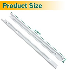 Xihu Upgraded 240530601(Left) & 240530701(Right) Refrigerator Pan Hangers, Drawer Slide Support Rail Compatible with Frigidaire & Kenmore, Replaces 240460401, 240460501