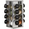 Kamenstein 16 Jar Heritage Revolving Countertop Spice Rack Organizer with