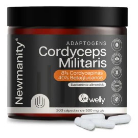 Cordyceps Militaris Newmanity 300 Caps Sabor Sin Sabor