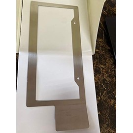 Stainless Steel License Plate Frame with 15 Degree Angled Hawaii State Safety Check Sticker Plate