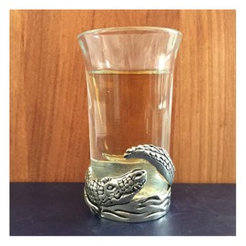Basic Spirit Vaso de chupito – Gator decoración del hogar para bar del hogar, relleno de calcetines, regalo de fiesta o regalo