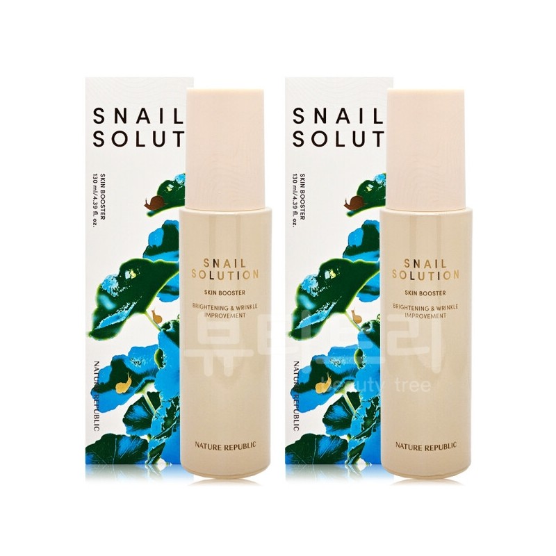 Nature Republic Snail Solution Skin Booster 130ml X 2 /