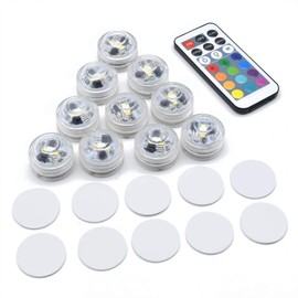Small Waterproof LED Light with 13 Colors for a Fantastic Atmosphere LED Light Base MaMe 10P