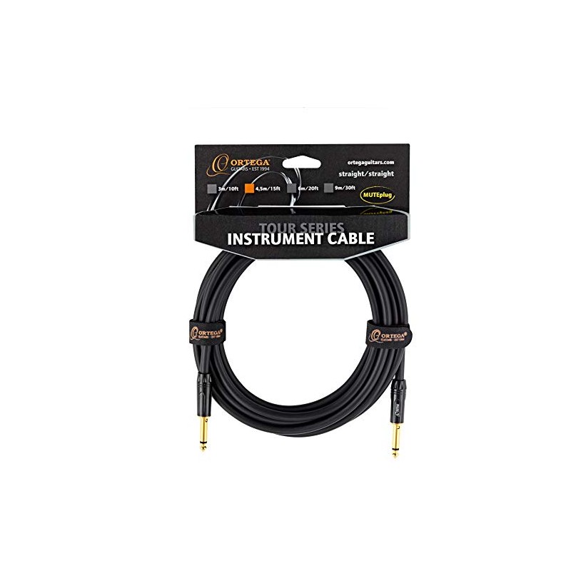 Ortega Guitars Tour Series Cable OTCIS-20 Instrument Cable Length 6