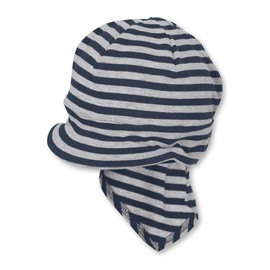 Sterntaler Unisex Baby Pirate Scarf with Neck Protection Hat, blue