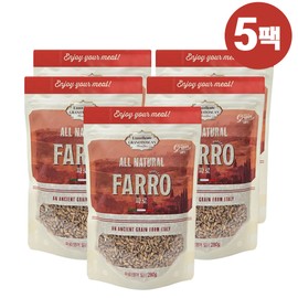 Grain On Farro (Emmer Wheat) Ancient Grain 280g x 5 packs / 그레인온 파로(엠머 밀) 고대곡물 280g x 5팩