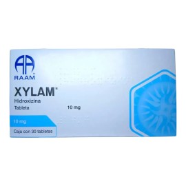 Xylam Hidroxizina 10mg C/30 Tabletas Raam