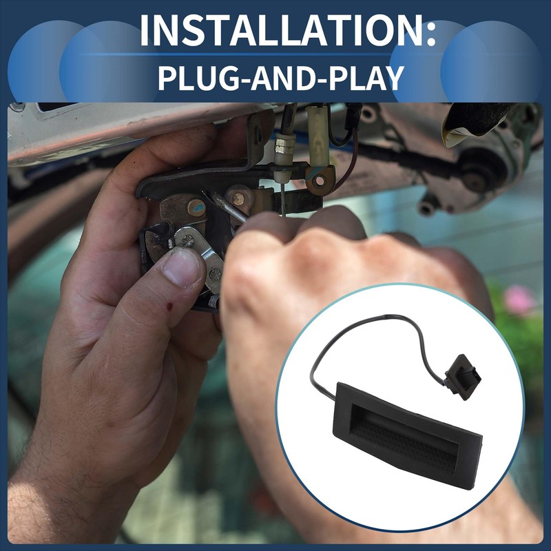 INFINAUTO Tailgate Trunk Release Switch Rear Trunk Lid Lock Boot