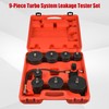 WUODAO 9-Piece Turbo System Leakage Tester Set Turbocharger Turbo Boost