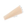 DOITOOL 4pcs Door Stop Wedge Wooden Door Stoppers for Home