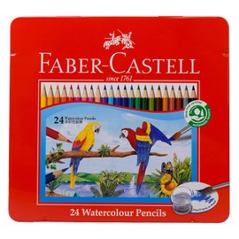 Faber-Castell 27132002 Watercolor Pencils, Set of 24